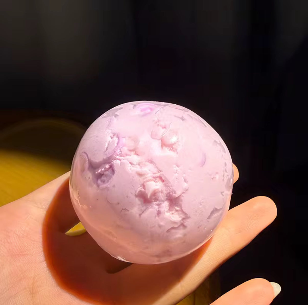 Crunchy Pink Ball Squishy